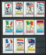 057a - Yemen Royaume - MNH ** Mi N° 517 / 527 A Jeux Olympiques (summer Olympic Games) Escrime Fencing Velo Cheval Horse - Ete 1968: Mexico