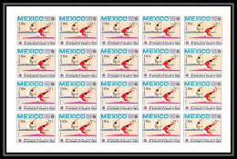 055m- Yemen Royaume MNH ** Mi N° 498 B (olympic Games) Non Dentelé (Imperf) One Man Canoe Feuilles (sheets) - Summer 1968: Mexico City