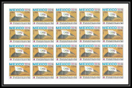 055k- Yemen Royaume MNH ** Mi N° 502 B (olympic Games) Non Dentelé (Imperf) Gymnasium Feuilles (sheets) - Sommer 1968: Mexico