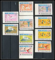 055a- Yemen Royaume MNH ** Mi N° 493 / 502 B Mexico 68 Jeux Olympiques (olympic Games) Non Dentelé (Imperf) Fencing - Jemen