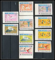 055a- Yemen Royaume MNH ** Mi N° 493 / 502 B Mexico 68 Jeux Olympiques (olympic Games) Non Dentelé (Imperf) Fencing - Ete 1968: Mexico