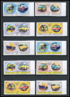 046 - Sharjah - MNH ** Mi N° 781 / 790 B Voiture ( American Cars ) Non Dentelé (Imperf) - Cars