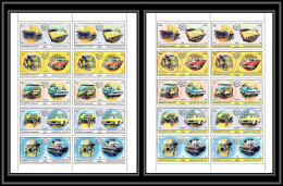 045b - Sharjah - MNH ** Mi N° 781/790 A Voiture ( American Cars ) Feuilles (planches Sheets) - Sharjah