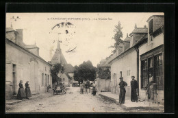 CPA Farges-en-Septaine, La Grande Rue  - Autres & Non Classés