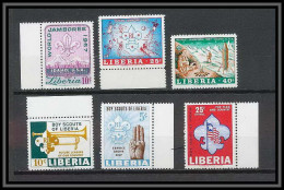 043 - Libéria- Michel** Scout (scouting - Jamboree) - Unused Stamps