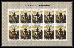 038d - Fujeira N° 201 A MNH Daumier Don Quichotte Et Sancho Panza ** Tableaux - Peinture Painting Feuille Complete Sheet - Altri & Non Classificati