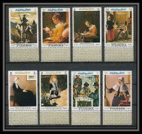 038 - Fujeira Mi N° 198/205 A ** MNH Tableaux - Peinture (painting) Cezanne/renoir/fragonard  - Autres & Non Classés