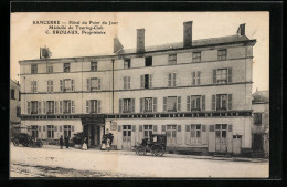 CPA Sancerre, Hotel Du Point Du Jour, Médaillé Du Touring-Club C. Brouaux, Propriétaire  - Sancerre