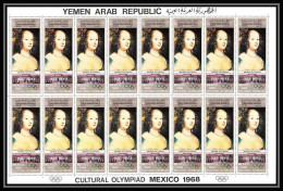 037b - YAR (nord Yemen) N° 891 MNH ** Van Dyck PRADO MADRID Tableau (tableaux Painting) Feuilles (planches Sheets) - Altri & Non Classificati