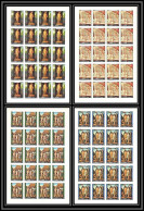 040c - Ajman - Mi N° 281 / 284 B MNH ** DURER Adam Et Eve Tableaux (painting) Feuilles (planches Sheets) NON DENTELE - Ajman