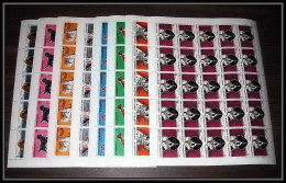 035c - Umm Al Qiwain - Mi - N° 210/217A ** Chiens (chien Dog Dogs) Feuilles (planches Sheets) - Dogs