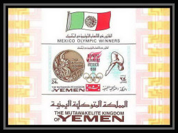 177 Yemen Kingdom MNH ** Mi Bloc N° 141 Jeux Olympiques (olympic Games) Mexico 68 Dibiasi Italy Diving - Yemen