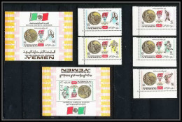 176b Yemen Kingdom MNH ** Mi N° 620 / 624 A + Blocs 141 / 142 A Jeux Olympiques (olympic Games) MEXICO 68 Gold Madalists - Yemen