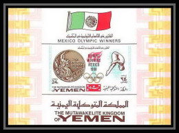 177 Yemen Kingdom MNH ** Mi Bloc N° 141 Jeux Olympiques (olympic Games) Mexico 68 Dibiasi Italy Diving - Ete 1968: Mexico