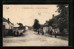 CPA Crosses, La Route De Bourges  - Bourges