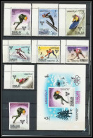 171a - Sharjah MNH ** N° 400 / 407 A + Bloc 31 Jeux Olympiques (winter Olympic Games) Grenoble 1968 Hockey Bob Jumping - Winter 1968: Grenoble