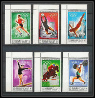 168 - Sharjah MNH ** N° 489 / 494 A Jeux Olympiques (olympic Games) Mexico 68 Jumping Diving Football (Soccer) - Sharjah