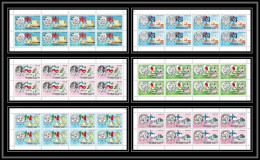 169a - Sharjah MNH ** N° 496 / 501 A Jeux Olympiques (history Of The Olympic Games) Mexico Tokoy Rome Feuilles (sheets) - Schardscha