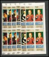 164d - YAR (nord Yemen) MNH ** N° 876 / 881 A Gold Jeux Olympiques (olympic Games) MEXICO 68 Bloc 4 (tableaux Painting) - Sommer 1968: Mexico