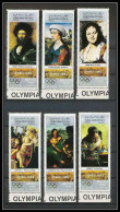 162 YAR (nord Yemen) MNH ** N° 862 / 867 A Jeux Olympiques (olympic Games) MEXICO 68 Tableau (tableaux Painting) Louvre - Yémen