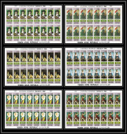 163d YAR (nord Yemen) MNH ** N° 998 / 1003 A Jeux Olympiques (olympic Games) MEXICO (tableaux Painting) Feuilles Sheets - Yémen