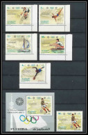 151c -Fujeira MNH ** N° 748 / 752 + Bloc 71 A Jeux Olympiques (olympic Games) MUNICH Football (Soccer) Cycling Diving - Summer 1972: Munich