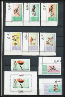 149c - Manama MNH ** Mi N° 38 / 45 A + Bloc 2 Jeux Olympiques (olympic Games) Mexico 68 Football (Soccer) Canoe Jumping - Zomer 1968: Mexico-City