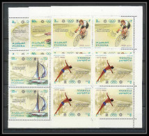 151d - Fujeira MNH ** N° 748 / 752 A Jeux Olympiques (olympic Games) MUNICH Football (Soccer) Cycling Diving Bloc 4 - Summer 1972: Munich