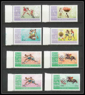 149 - Manama MNH ** Mi N° 38 / 45 A Jeux Olympiques (olympic Games) Mexico 68 Football (Soccer) Canoe Jumping Boxe - Verano 1968: México