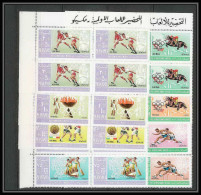 149d - Manama MNH ** Mi N° 38 / 45 A Bloc 4 Jeux Olympiques (olympic Games) Mexico 68 Football (Soccer) Canoe Jumping - Sommer 1968: Mexico