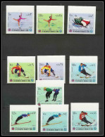 135a - Yemen Royaume MNH ** N° 454 / 463 B Jeux Olympiques (olympic Games) Grenoble 68 Hockey Non Dentelé (Imperf) - Hiver 1968: Grenoble