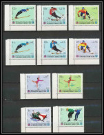 134e - Yemen Royaume MNH ** Mi N° 454 / 463 A Jeux Olympiques (winter Olympic Games) Grenoble 1968 Skating Bob Hockey  - Invierno 1968: Grenoble