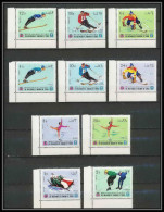 134e - Yemen Royaume MNH ** Mi N° 454 / 463 A Jeux Olympiques (winter Olympic Games) Grenoble 1968 Skating Bob Hockey  - Yémen