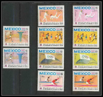 132 - Yemen Royaume MNH ** Mi N° 493 / 502 A Jeux Olympiques (summer Olympic Games) MEXICO 68 Fencing Canoe Escrime  - Zomer 1968: Mexico-City
