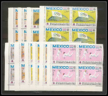 132a Yemen Royaume MNH ** Mi N° 493 / 502 A Jeux Olympiques (summer Olympic Games MEXICO 68 Fencing Canoe Escrime Bloc 4 - Verano 1968: México