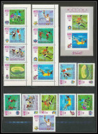 110a - Manama - MNH ** Mi N° 77 / 84 A + Bloc 5 A Jeux Olympiques Olympic Games Mexico 68 Cycling Football Soccer - Manama