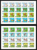 112b - Ajman MNH **N° 247 / 254 B Jeux Olympiques (olympic Games) Mexico 68 Non Dentelé (Imperf) Feuilles (sheets) - Ete 1968: Mexico