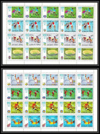 111 - Ajman - MNH ** Mi N° 247 / 254 A Jeux Olympiques (olympic Games) Mexico 68 Feuilles (sheets) - Sommer 1968: Mexico