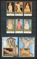 106i - Fujeira - MNH ** Mi N° 1222 / 1227 A + Bloc 117 / 118 A Tableau (tableaux Nudes Paintings) Modigliani - Desnudos