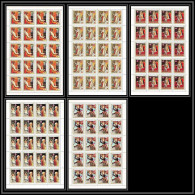 249c - Yemen Kingdom MNH ** Mi N° 1153 / 1157 A Napoléon Feuilles (sheets) - Napoleon