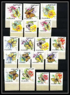 239a - Fujeira MNH ** Mi N° 159 / 176 B Papillons (butterflies Papillon) Non Dentelé (Imperf) - Vlinders