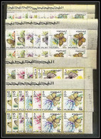 240a - Fujeira MNH ** Mi N° 159 / 185 A Papillons (butterflies Papillon) Bloc 4 - Schmetterlinge
