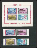 232 - Umm Al Qiwain MNH ** Mi Bloc N° 7 B + 125 / 128 Non Dentelé (Imperf) Jeux Olympiques (olympic Games) Tokyo 64 - Ete 1964: Tokyo