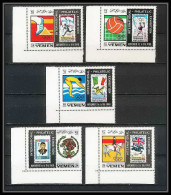 229d - Yemen Kingdom MNH ** Mi N° 627 / 631 A Jeux Olympiques (olympic Games) Mexico 68 Efimex 68 Jumping Football Socce - Ete 1968: Mexico