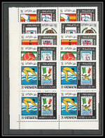 229e Yemen Kingdom MNH ** Mi N° 627 / 631 A Jeux Olympiques (olympic Games) Mexico 68 Efimex 68 Jumping Football BLOC 4 - Sommer 1968: Mexico