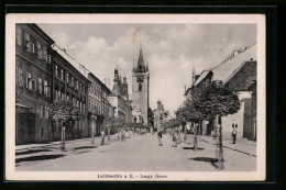 AK Leitmeritz / Litomerice, Blick In Die Lange Gasse  - Tschechische Republik