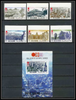 225a Ras Al Khaima MNH ** N° 600 / 605 B Bloc 109 B Jeux Olympiques (olympic Games) Non Dentelé (Imperf) SAPPORO 72 - Winter 1972: Sapporo