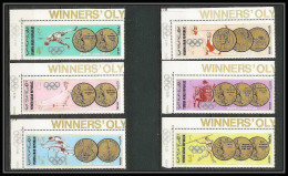 224a - YAR (nord Yemen) MNH ** Mi N° 796 / 801 A Jeux Olympiques (summer Olympic Gold Medals Games) Mexico 1968 - Summer 1960: Rome
