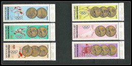 224 - YAR (nord Yemen) MNH ** Mi N° 796 / 801 A Jeux Olympiques (summer Olympic Gold Medals Games) Mexico 1968 - Zomer 1968: Mexico-City