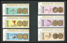 223a - YAR (nord Yemen) MNH ** Mi N° 761 / 766 A Jeux Olympiques (olympic Games) Sapporo Gold Médalists Killy Fleming  - Jemen